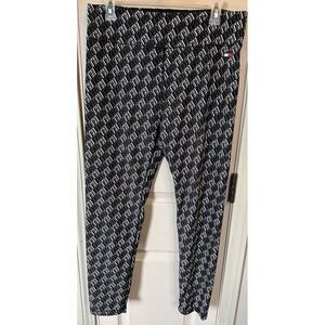 NWT Tommy Hilfiger Sport  Womens XL Black & White Athletic Pants